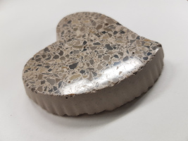 Coeur plat en ARGISTONE Poli