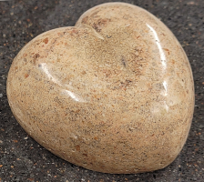 Petit coeur en ARGISTONE Poli