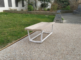 Banc en ARGISTONE Poli
